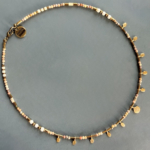 Jonc NUMPA 40 cm en agate pastel