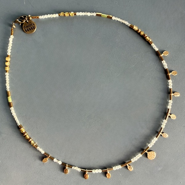 Jonc NUMPA 40 cm en préhnite