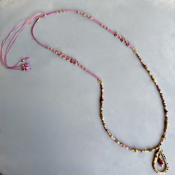 Sautoir NAPYUKA 92 cm en tourmaline