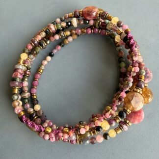 Sautoir TANKA 109 cm en tourmaline