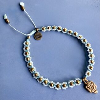 Bracelet de cheville WAKA en préhnite