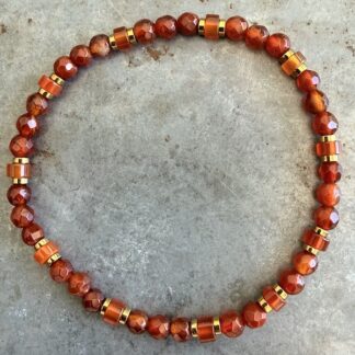 Bracelets en cornaline-1