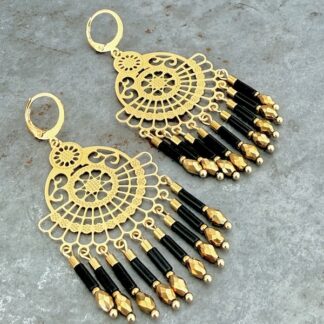 Boucles d'oreilles OWI 1167 en spinelle-3